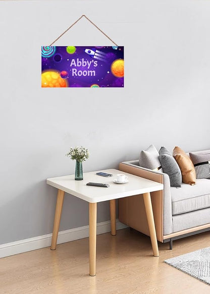 Personalized Sign Outer Space Room Decor, Inspirational Space Art Print Space Wall Art For Boys Room Decorations, Galaxy Stars Picture Posters For Kids Bedroom Nursery Decor
