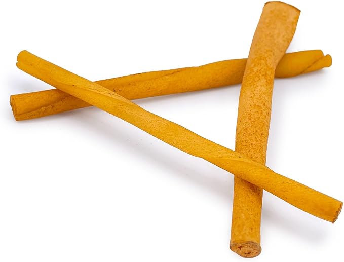 ValueBull USA - Rawhide Twists for Small Dogs, 5 Inch, Smoked, Varied Thicknesses, 100 Count - Natural & Safe, USA Beef Hide, Long Lasting, Chemical Free, No Artificial Flavors-Mewly Pet