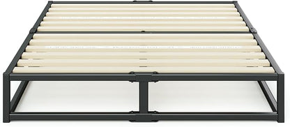 Zinus Joseph 10 Inch Platform Bed Frame, Wood Slat Support, No Box Spring Needed, Eco Friendly WonderBox(TM) Packaging, Easy Assembly, Black, Twin