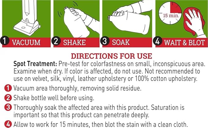 Nature’s Miracle Carpet Shampoo, Deep-Cleaning Pet Stain And Odor Remover, 64 Ounces-Mewly Pet