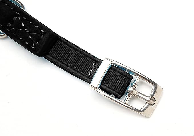 CHUKCHI Heart Bling Cat Collar with Safety Belt and Bell 8-11 Inches (Black)-Mewly Pet
