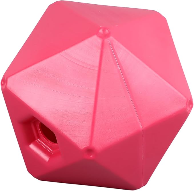 Horse Treat Ball Fun Polygon Slow Feed Hay Ball Horse Play Toy Ball Feeder Chasing Herding Entertainment PE Material-Mewly Pet