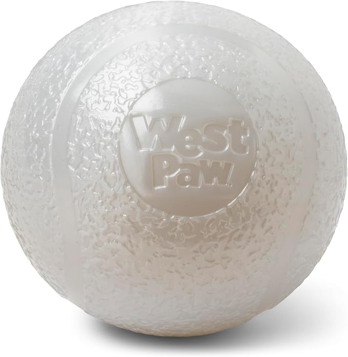 WEST PAW Boundr Ball Dog Fetch Toy – Bouncing Toys for Dogs, Fetch, Catch, Chewing, Play – Floatable, Recyclable Balls – Large Glow in The Dark-Mewly Pet