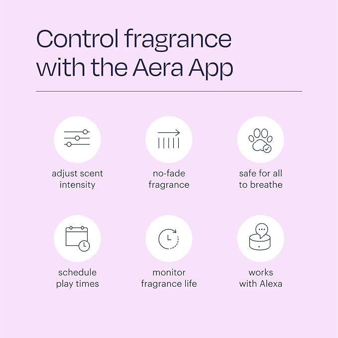 Aera True Loves Wildrose Rains - Deodorizing Home Fragrance Scent Refill for Pet Odor - Notes of Green Leaves, Rose Petal & Water Lily - 12.5mL - For Use With Aera Diffuser (Sold Separately)