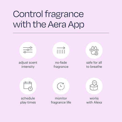 Aera True Loves Wildrose Rains - Deodorizing Home Fragrance Scent Refill for Pet Odor - Notes of Green Leaves, Rose Petal & Water Lily - 12.5mL - For Use With Aera Diffuser (Sold Separately)