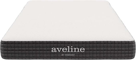 Modway Aveline 6” Gel Infused Memory Mattress with CertiPUR-US Certified Foam Narrow Twin Mattress