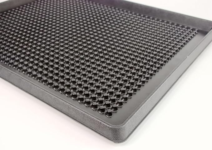 Dog Grass Pad with Tray 25"X20" - Portable Dog Litter Box for Balcony/Patio, Indoor/Outdoor Artificial Turf Pet Potty for Puppy Training, with Washable Pee Pad and Fake Grass Mat-Mewly Pet