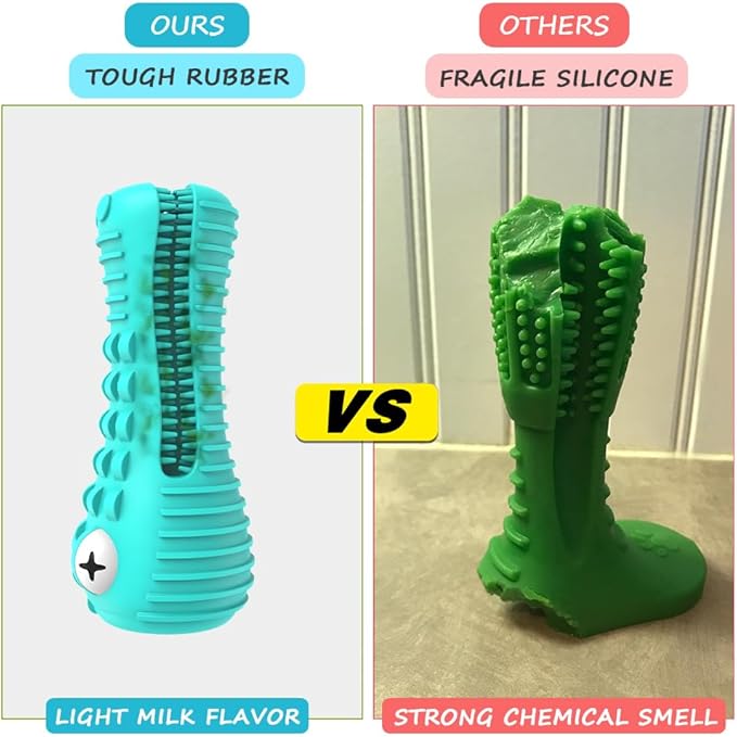 Dog Toys for Aggressive Chewers Large Medium Breed, Indestructible Dog Toothbrush Chew Toys, Squeaky Interactive Tough Extremely Durable, Dogs Toys to Keep Them Busy-Mewly Pet