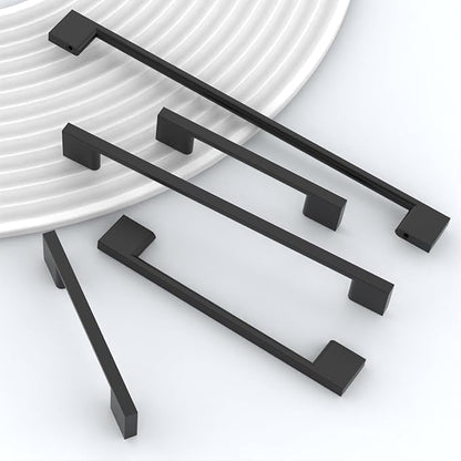 10 Pack Matte Black Cabinet Pulls 3 Inch Cabinets Handles Kitchen Hardware for Cabinets Black Dresser Pulls