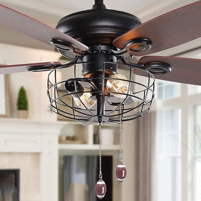 Ceiling Fan Pull Chain Extender - 12 Inch Pull Chain Connector for Lighting Fans, 2 Pack (Football)
