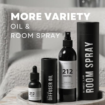 Room Spray for Home 212 Hotel - Air Freshener for Home - Linen Spray for Bedding, Pillow Spray - Floral and Marine (Sea Salt and Orchid) - Room Freshener. Long Lasting - 8oz/237ml by Nimbu Lab