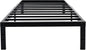 45MinST 14 Inch Reinforced Platform Bed Frame/3500lbs Heavy Duty/Easy Assembly Mattress Foundation/Steel Slat/Noise Free/No Box Spring Needed, Twin XL