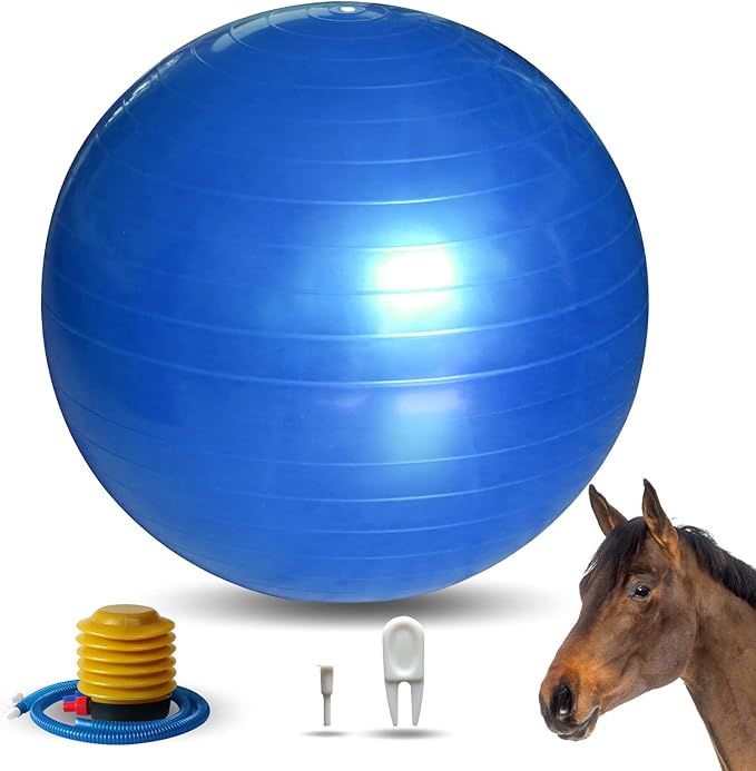 17 Inch Horse Play Ball - Anti-Burst Herding Ball for Play & Training-Mewly Pet