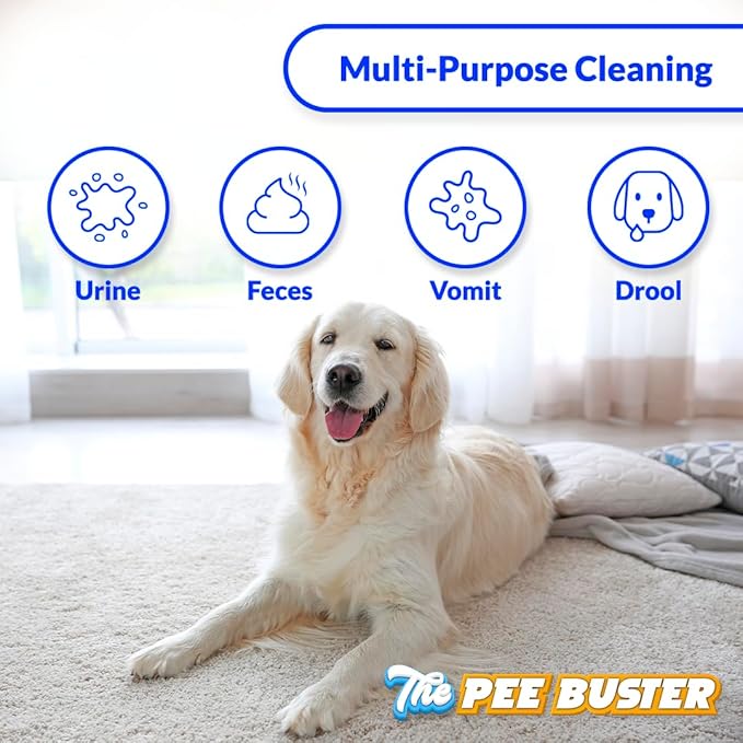 Generic Peebuster Pet Stain & Odor Remover - Cleaning Spray for Dog and Cat Urine, 1 Count (Pack of 1)-Mewly Pet