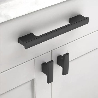 Asidrama 30 Pack 5 Inch(128mm) Matte Black Kitchen Cabinet Handles, Cabinet Pulls Kitchen Cabinet Hardware for Cupboard Drawer Pulls