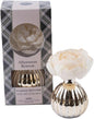 Bridgewater Candle Afternoon Retreat Flower Diffuser | Outdoors Woodsy Scented Diffuser | Metallic Decorative Air Freshener for Home | 8 oz | 60 Day Lifespan