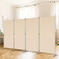 RANTILA 4 Panel Room Divider, 6 Ft Tall Folding Privacy Screen Room Dividers, Freestanding Room Partition Wall Dividers, 136''W x 20''D x 71''H, Beige