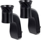 2 Pack Wall Fragrance Plug in Compatible with Bath and Body Works WallFlower Fragrances, ETL Certified, Rotatable, Precise Scent Control Fragrance Diffuser Plug for Home, Office (Black)