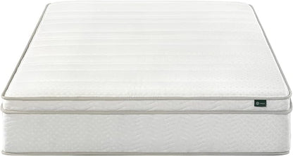 ZINUS 12 Inch Foam and Spring Hybrid Mattress [New Version], King, Fiberglass Free, Medium Firmness, Durable Support, Certified Safe Foams & Fabric, Mattress in A Box