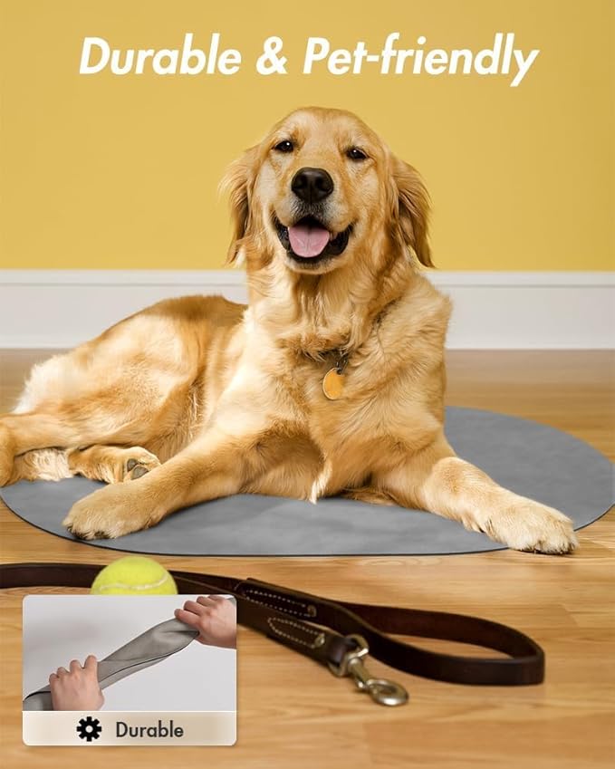 Absorbent Dog Food Mat-Dog Mat for Food and Water Bowl, Quick Dry Pet Food Mat, No Stains Cat Feeding mat, Pet Accessories Pet Supplies-Cat Water Bowl Mat for Messy Drinkers-Mewly Pet