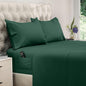 DREAMCARE Queen Sheet Set – 4 pcs Cooling Sheets – up to 21” Extra Deep Pocket Queen Sheets – Hotel Luxury Pillowcases – Superior Softness 100% Microfiber with Side Pocket - Emerald Green