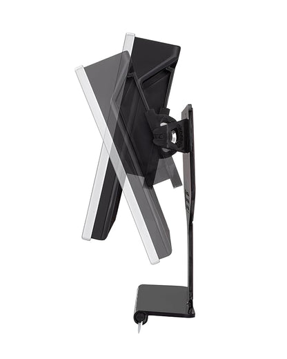 ToiletTree Products Fogless Shower Mirror with Squeegee - Anti-Fog Mirror - Adjustable Shaving Mirror with a Squeegee - Rust-Proof, Impact-Resistance Bathroom Shower Mirror