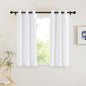 NICETOWN White Sheer 54 inch Length Curtains, Grommet Soft Voile Sheer Light Filtering Lightweight & Breathable Window Treatments for Nursery/Cafe, W30 x L54, 2 Panels