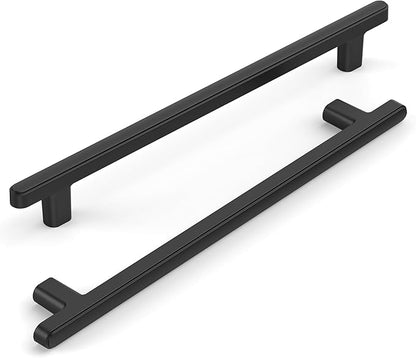 10 Pack 7.5 Inch(192mm) Kitchen Cabinet Handles Matte Black Cabinet Pulls Kitchen Cabinet Hardware Drawer Pulls for Cupboard Wardrobe