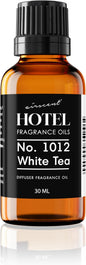 AirScent Hotel Diffuser Oil No. 1012 Inspired by The White Tea Hotel Scent - Premium Fragrance Oil for Ultrasonic and Waterless Diffusers and Crafting - 30 mL, 1 fl oz Glass Dropper Bottle