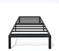 Metal Bed Frame Twin Size - 12 Inch Heavy-Duty Twin Platform Bed Frame No Box Spring Needed, Easy Assembly, Noise-Free, Sturdy Mattress Foundation, Underbed Storage Space