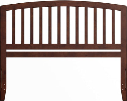 AFI Richmond Queen Size Headboard with Attachable Charger in Walnut