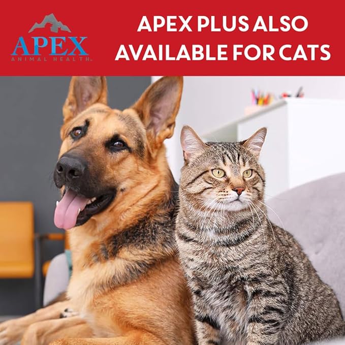 Apex Plus Flea and Tick Prevention for Dogs | X-Large (89-132 lbs) | 3-Month Supply | Dog Flea and Tick Treatment | 24-Hour Activation, Waterproof, 30-Day Protection-Mewly Pet