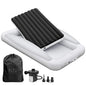 ELTOW Toddler Blow-Up Mattress with Sides, Inflatable Toddler Travel Bed with Safety Bumpers, Portable Kids Air Mattress for Travel, Complete Set with High-Speed Pump & Carry Bag - Black