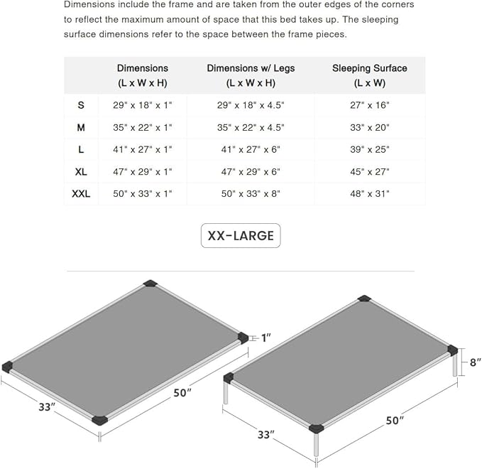 K9 Ballistics Chew Proof Armored Padded Dog Crate Bed, Virtually Indestructible, Legs Included (Sandstone, XX-Large (50" L x 33" W x 8" H))-Mewly Pet