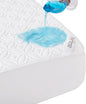 BEDLORE Waterproof Mattress Protector, California King Size Noiseless Mattress Pad with Deep Pocket 6"-18" Depth, Soft Breathable Bed Mattress Cover Washable for Home, Bedroom, Hotel (White)
