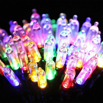 LYHOPE Battery Christmas Lights, 2Pack Total 66ft 200 LED Christmas Lights Waterproof 8 Modes Battery Operated String Light for Outdoor & Indoor, Xmas Tree, Wreaths, Holiday Decoration (Multicolor)