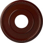 Ekena Millwork CM12BRBMF 12 1/2"OD x 3 7/8"ID x 3/4"P Bradford Ceiling Medallion, Brushed Mahogany