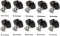 Dynasty 30mm Glass Crystal Dresser Drawer Kitchen Cabinet Door Hardware Knobs Handles - Color | Quantity Choice