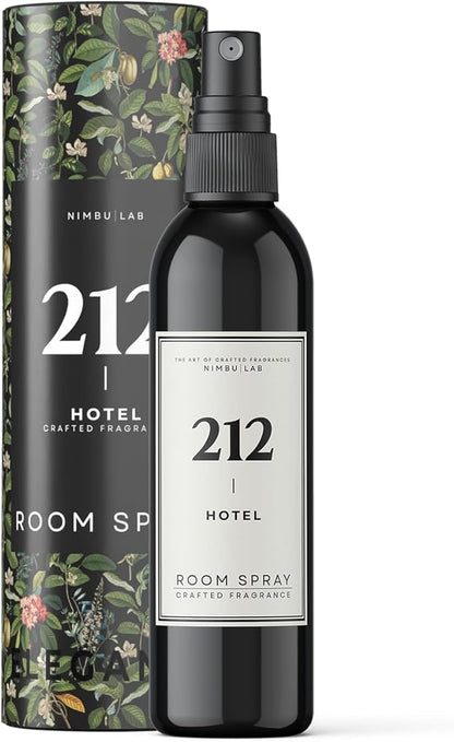 Room Spray for Home 212 Hotel - Air Freshener for Home - Linen Spray for Bedding, Pillow Spray - Floral and Marine (Sea Salt and Orchid) - Room Freshener. Long Lasting - 8oz/237ml by Nimbu Lab