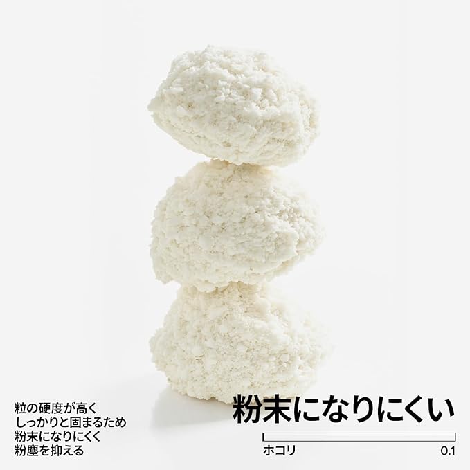 pidan Cassava Cat Litter clumping,Odor Control,Plant-Based Natural Ingredients,Ultra Absorbent and Fast Drying,Low,Dust,Scented (5.3lb×4bags)-Mewly Pet