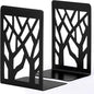 INNÔPLUS Heavy-Duty Metal Bookends – Black, 1 Pair (Anti-Slip, Anti-Rust)