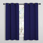 NICETOWN Room Darkening Curtains for Kitchen, Royal Blue, Set of 2, 42 inches Wide by 50 inches Long, Window Treatment Thermal Insulated Solid Grommet Room Darkening Curtains/Drapes for Bedroom