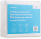 Linenspa 2 Inch Mattress Topper-Cover Queen-Cover Only-Machine Washable – Breathable – Non Slip – with Zipper,White