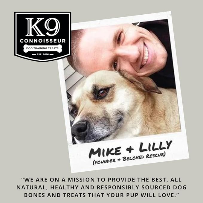 K9 Connoisseur Single Ingredient Dog Bones Made in USA for Small Breed Dogs All Natural Meaty Beef Chew Treat Bone Best for Puppies Up to 15 Pounds (1 Pk of 5 Ribblets)-Mewly Pet