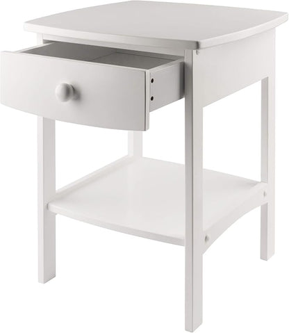 Winsome Wood Claire Accent Table, White