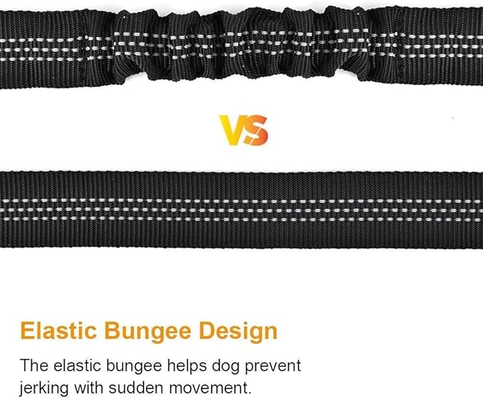 SlowTon Dog Seat Belt Harness for Car, Dog Car Harness Adjustable Mesh Breathable & Dog Seatbelt Safety Tether with Elastic Bungee for Small Medium Large Pets(Burgundy, Single Clip, L)-Mewly Pet