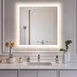 36x36 Inch LED Bathroom Mirror - 3 Colors, Dimmable, Anti-Fog, Wall Mounted Smart Vanity Mirror