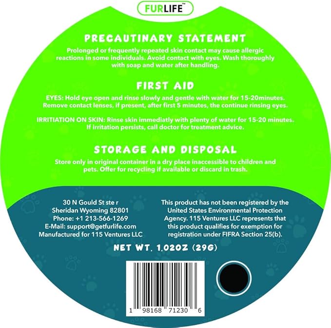 FurLife Flea and Tick Collar for Dogs – Waterproof Black Dog Collar, Pet Supplies for Tick and Flea Prevention for Dogs, Safe for All Breeds-Mewly Pet