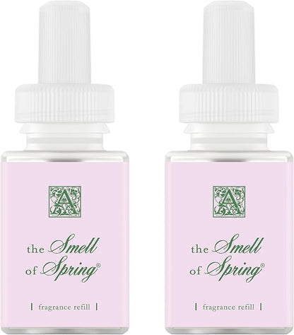 Pura & Aromatique Home Scent Refill - Smart Home Air Diffuser Fragrance - Up to 120-Hours of Luxury Fragrance per Refill - Household Essential - Clean Diffuser - Smell of Spring - 2 Pack