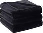 Soft Blanket Twin Size Fleece Warm Fuzzy Throw Blankets for The Bed Sofa Lightweight Charcoal Grey 66" x 90"